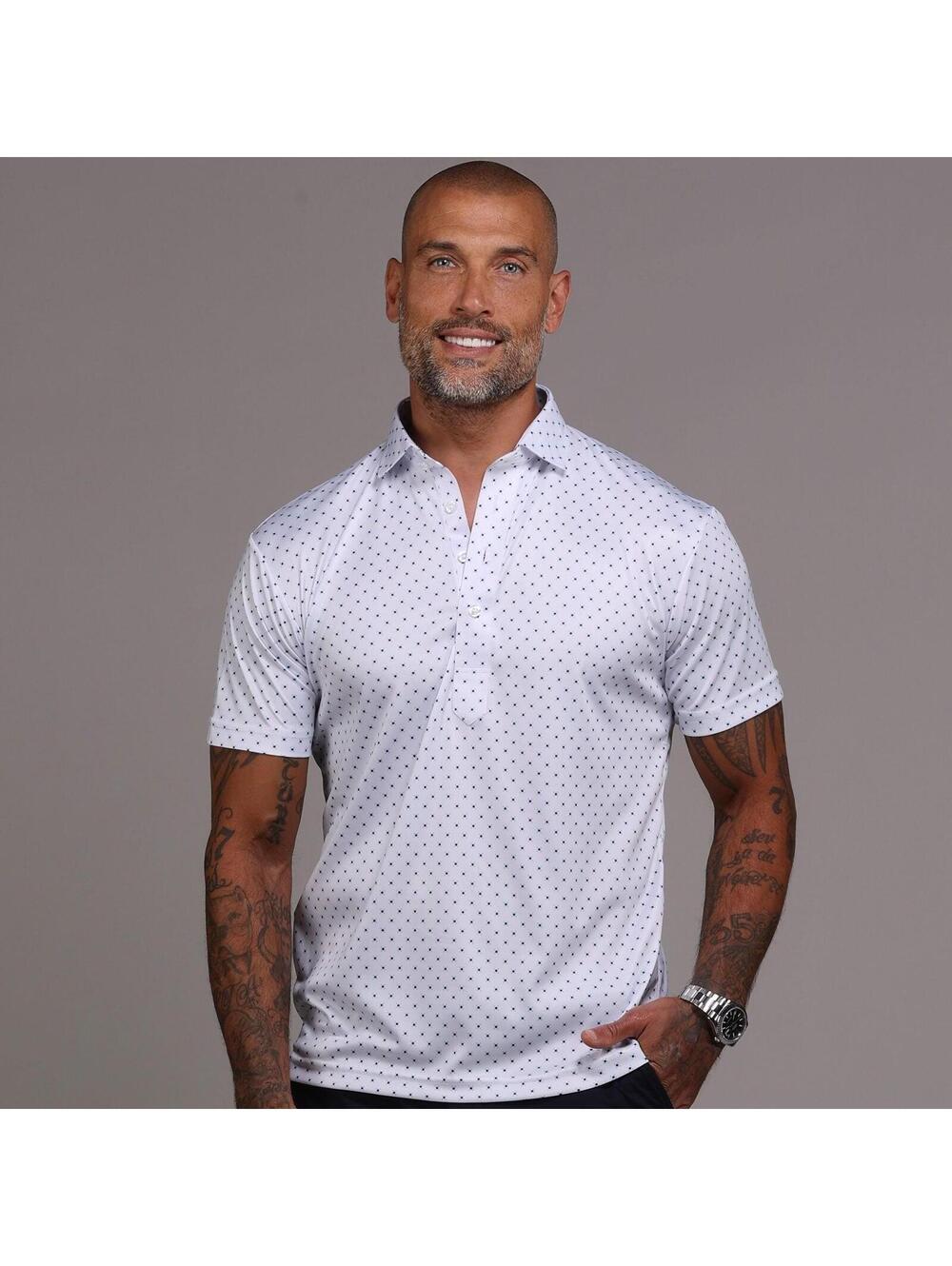 Collars & Co. NWT Semi-Spread Collar Polo Relaxed Fit - Size Medium